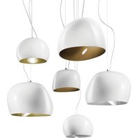 Vistosi Hänglampa Surface Ø 40 cm, E27, vit/gammalgrönt