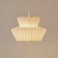 Lindby taklampa Magali, vit, papper, Ø 45 cm, E27