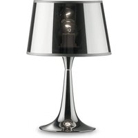 Ideallux London Cromo table lamp height 36.5 cm