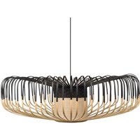 Forestier Bamboo up XXL pendellampa natur/svart