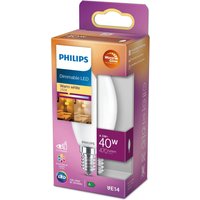 Philips Classic LED WarmGlow E14 B35 3.4W matt