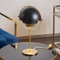 GUBI Multi-Lite table lamp, height 50 cm, brass/black