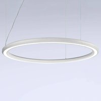 Marchetti LED pendant light Materica bottom Ø 120 cm white
