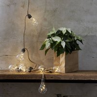 STAR TRADING Jutta string lights jute, battery, 10 bulbs
