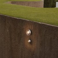 MARSET LED-utomhusvägglampa ROC MINI, svart, IP65, TRIAC