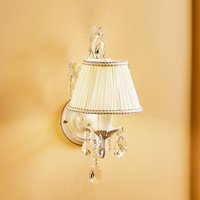 ONLI Karen wall light, 1-bulb, ivory