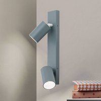 ORION Penn downlight, light green, length 35 cm, steel/aluminium