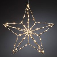 Konstsmide Christmas Silver Star LED decorative light 37 x 36 cm