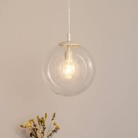 ALDEX Hänglampa Dione, 1 lampa, klar/krämvit