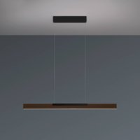 Bopp LED-hänglampa Nano 2.0, längd 100 cm, brons/svart