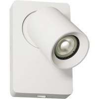 Viokef Steven wall spotlight, switch, pivotable, white
