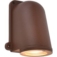 Außenwandleuchte ANCOR, braun, Höhe 15 cm, Metall, GU10 IP54