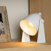 Lucide Chago metal table lamp, white