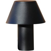 LED-Solar-Tischleuchte Vivo, schwarz, IP44, Höhe 30 cm, dim.