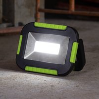 FH Lighting Projecteur d'extérieur LED rechargeable 850946, noir/vert, longueur 16 cm