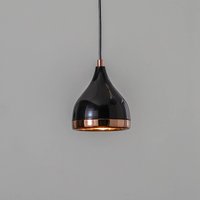 Opviq Pendant light Yildo 7000 1-bulb Ø15cm black/copper