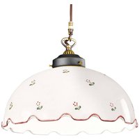 austrolux Hänglampa Nonna ströblomma Ø 36 cm 1 lampa rosa