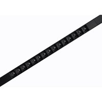 Ivela Minirooler track lamp, black PWM 48 V 50° 3,000 K