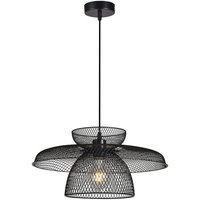 Viokef Hänglampa Maronti, svart, Ø 43 cm, metall