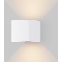 Maytoni Applique d’extérieur LED Fulton, 10x10 cm, blanche