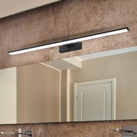 EGLO LED-vägglampa Pandella 1, längd 78 cm, svart, aluminium