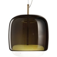 Vistosi Hänglampa Jube SP P med dubbelskärm, grön/vit