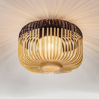 Forestier Bamboo Light S ceiling light, Ø 35 cm, black