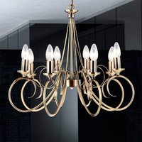 Globo Atmosfärisk taklampa TRUNCATUS, 8 ljuskällor