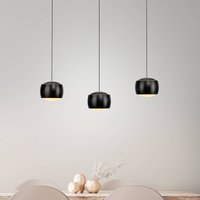 JUST LIGHT. GmbH JUST LIGHT. Suspension LED Ballini, noir, à 3 lampes, interrupteur