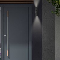 Telefunken Applique extérieur LED Brügge up/down noire 4 000K