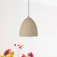 Schöner Wohnen Traventa pendant light, beige, Ø 21 cm, E27