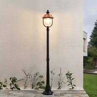 Lindby luminaire d'extérieur Clint, 177cm, métal, résistant à l'eau de mer, E27