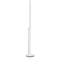 Slamp LED floor lamp Modula twisted, pleated, light grey