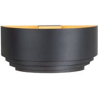 HighLight Elena vägglampa, svart, bredd 30 cm, aluminium, E14