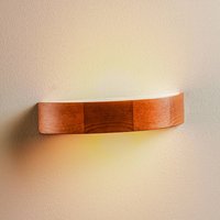Lamkur Kerio wall lamp, width 40.5 cm, rustic pine
