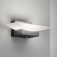 FISCHER & HONSEL LED-vägglampa Bowl TW, bredd 20 cm, svart