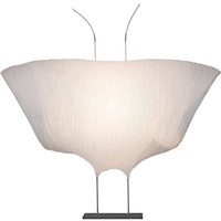 Ingo Maurer LED-bordslampa Samurai, vit, papper, dimbar.