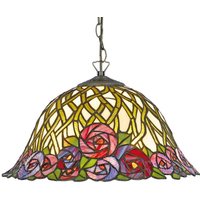 Artistar Taklampan Melika i vacker Tiffany-design