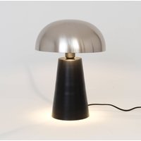 Holländer Fungo table lamp, downlight, black/silver