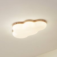 Lindby LED-taklampa Pilvi, plast, moln, 50 cm