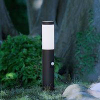 Brilliant Dody Sensor pillar light, black, metal, plastic, E27