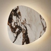 Viokef Rock LED wall lamp, artificial stone, white
