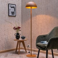 Lucide Siemon floor lamp steel Ø 35 cm ochre yellow