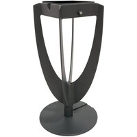 Les Jardins Lampe solaire LED Tulip avec embase, gris