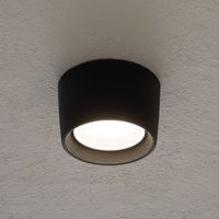 Fumagalli Livia downlight Ø 16 cm black/frosted synthetic resin GX53 CCT