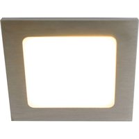 LED-Möbeleinbauleuchte FAQ 58, stahl, 3W, 3.000K
