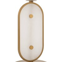 Maytoni Marmo bordslampa, guldfärgad/natursten