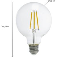 Arcchio LED globe bulb G95 E27 3.8W 3000K 806lm