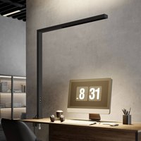 Arcchio LED-klämlampa Jolinda, svart, aluminium, dimbar