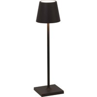 Zafferano Poldina micro Akkulampe, IP65 schwarz